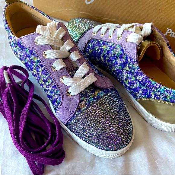 Louboutin sneakers!!   Authentic rare, Crystals perfect, Version Digitale ⭐️ - Picture 7 of 15